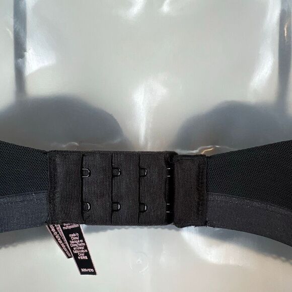 Victoria’s Secret Very Sexy Black Mesh Overlay Push-Up Bra 32D E70 - Picture 6 of 12